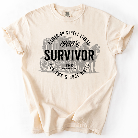 1900s Survivor, Funny, Gen X, Comfort Colors T-Shirt