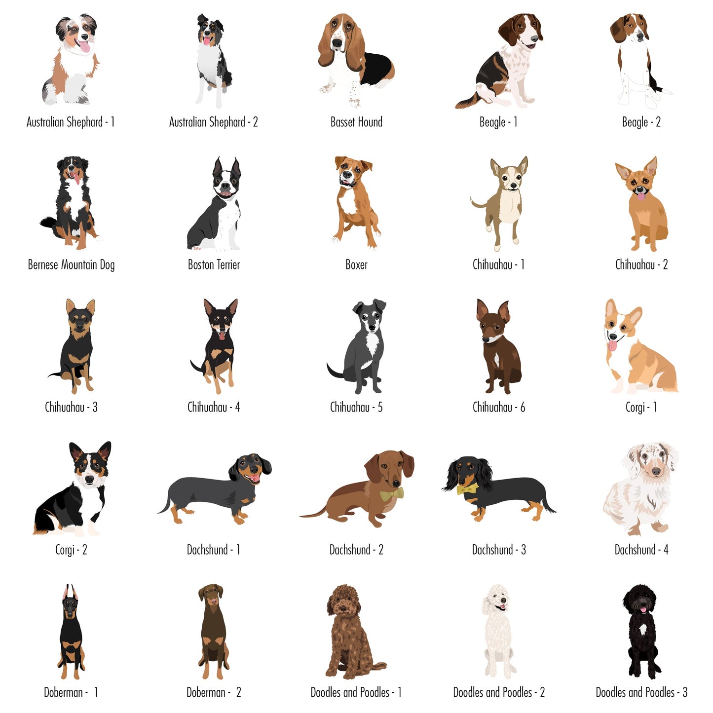 Dog Lover Pocket Tee, Many Breeds Available, Comfort Colors Tshirt