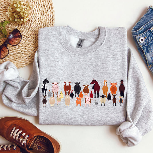 Farm Animals Lover Sweatshirt