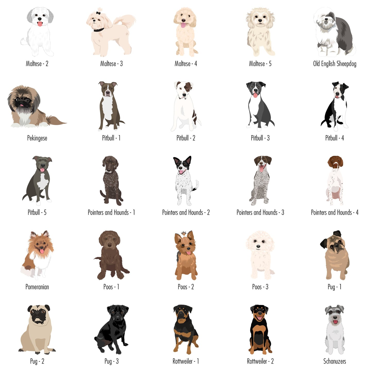 Dog Lover Pocket Tee, Many Breeds Available, Comfort Colors Tshirt