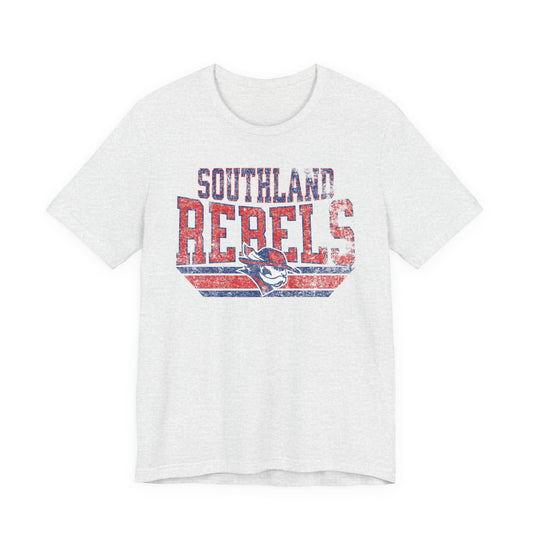 Southland Rebels Vintage Team Tee - Retro Distressed Sports T-Shirt