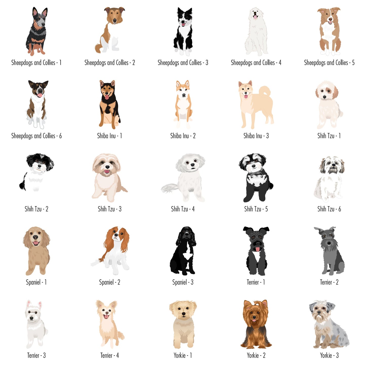 Dog Lover Pocket Tee, Many Breeds Available, Comfort Colors Tshirt