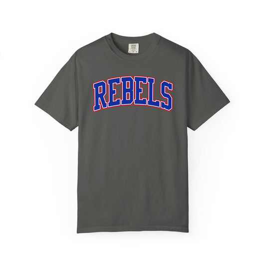 Arched Tri-Color Rebels - Comfort Color Tee