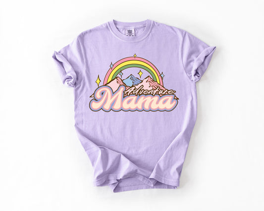 Adventure Mama, Camping, Outdoor, Nature, Travel, Comfort Colors T-Shirt