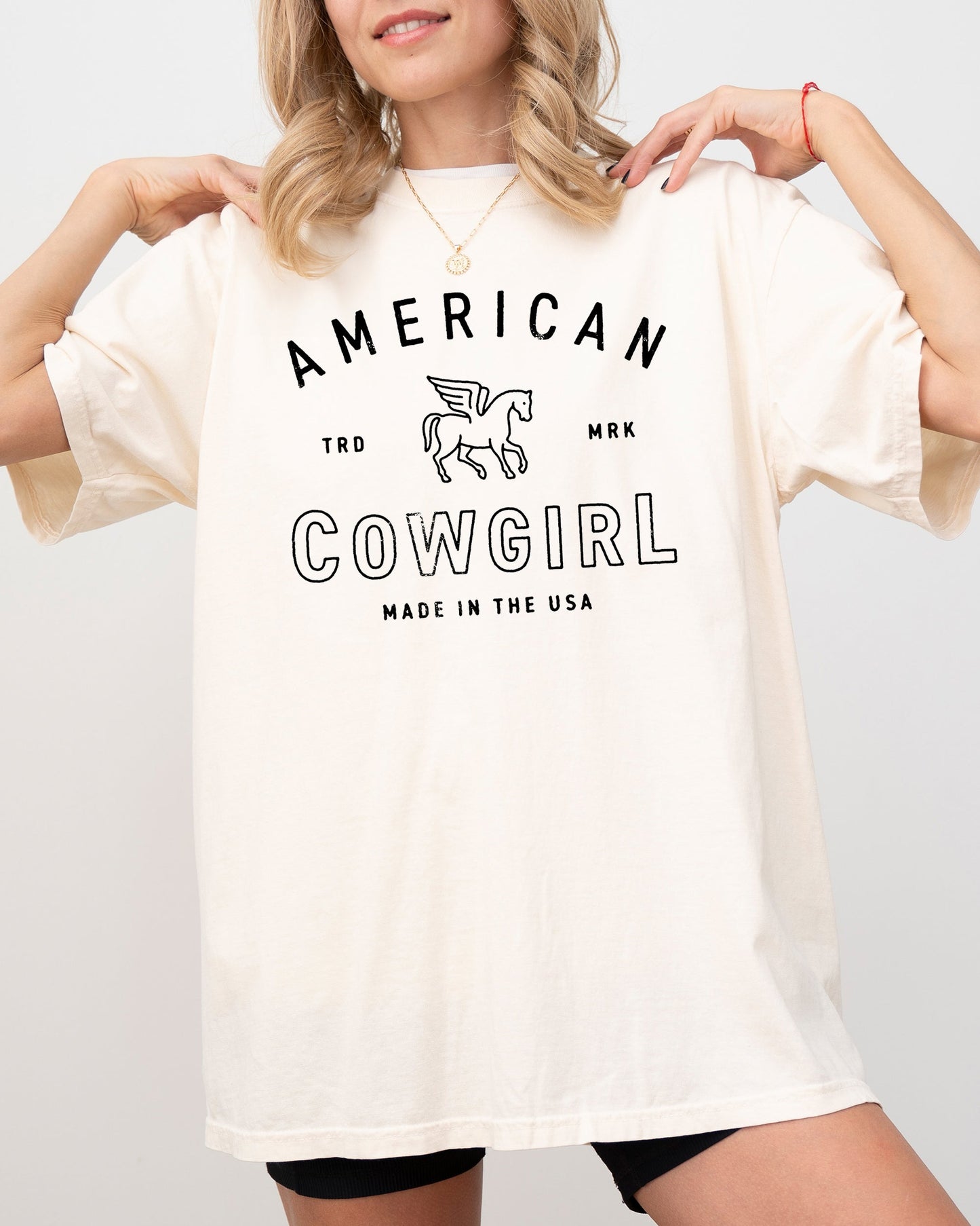 American Cowgirl, Retro, Western, Country, Classic, Vintage Shirt Comfort Colors T-Shirt