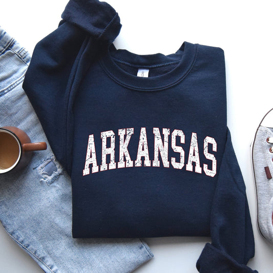 Arkansas, Football, Sports, Game Day, Big Game, Touchdown, Tailgate Party, University, College, State Sweatshirt