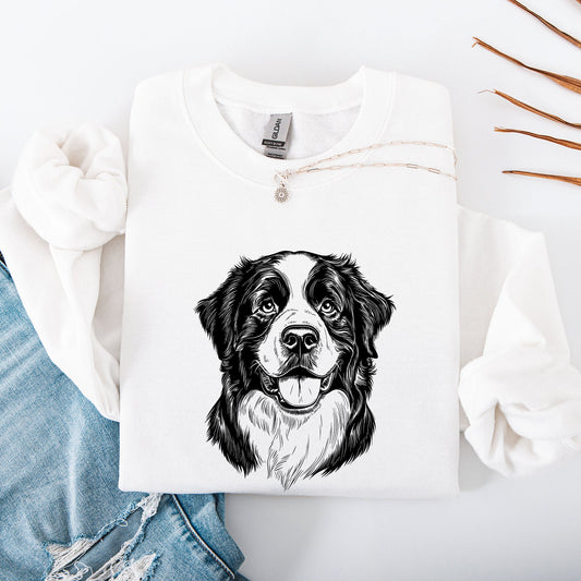 Bernese Mountain, Dog Lover Apparel, Pet, Dog Breed, Cute Sweatshirt
