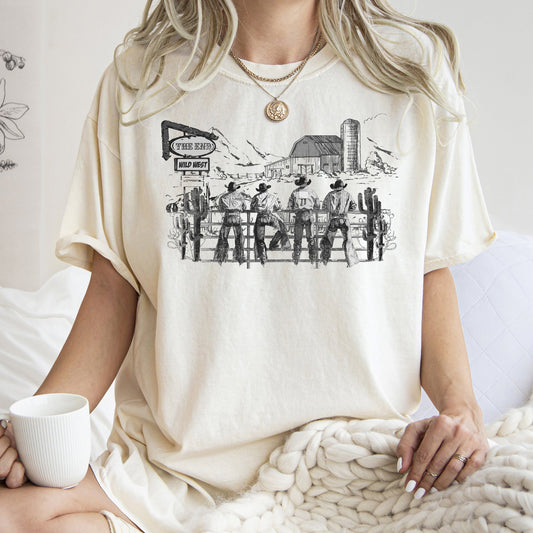 Cowboys, Ranch, Cowgirls, Cute, Western, Country, Tshirt Comfort Colors T-Shirt