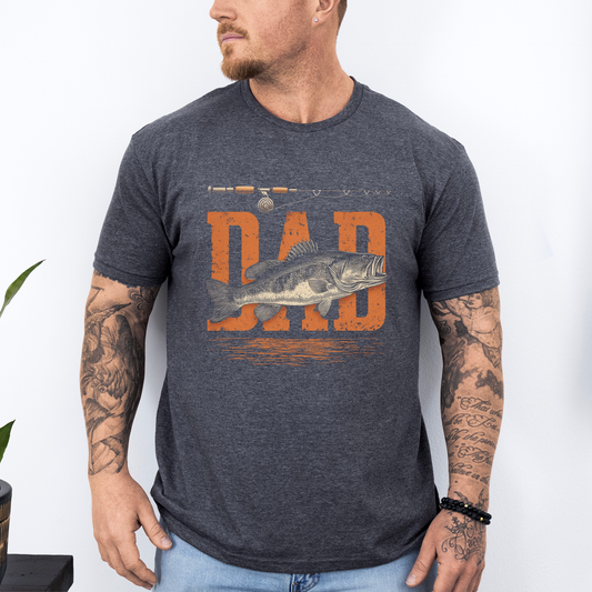 Dad, Fishing, Father's Day, Boyfriend, Husband, Brother, Guy Gift, Soft Style T-Shirt