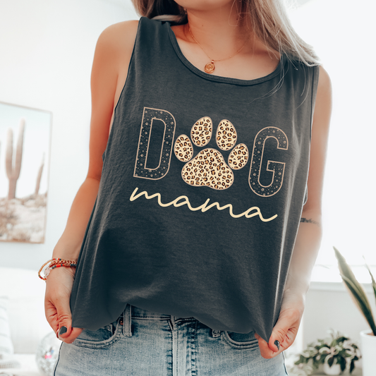 Dog Mama, Mom, Pets Comfort Colors Tank Top