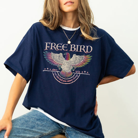 Free Bird Shirt, Comfort Colors Band TShirt, Old School Band T-shirt, Retro Music Shirt, Rock Band Tee
