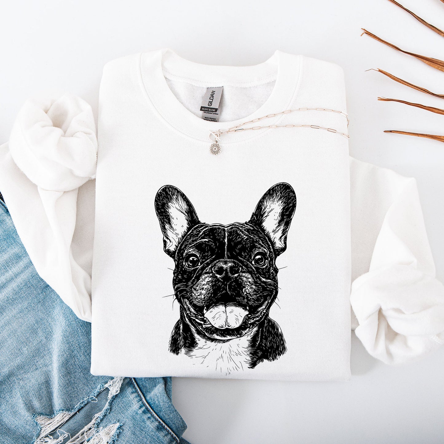 Frenchie, French Bulldog , Dog Lover Apparel, Pet, Dog Breed Sweatshirt