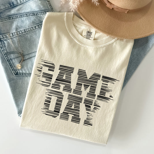 Game Day, Vintage, Football, Sports, Big Game, Touchdown, Tailgate Party Tshirt Comfort Colors T-Shirt