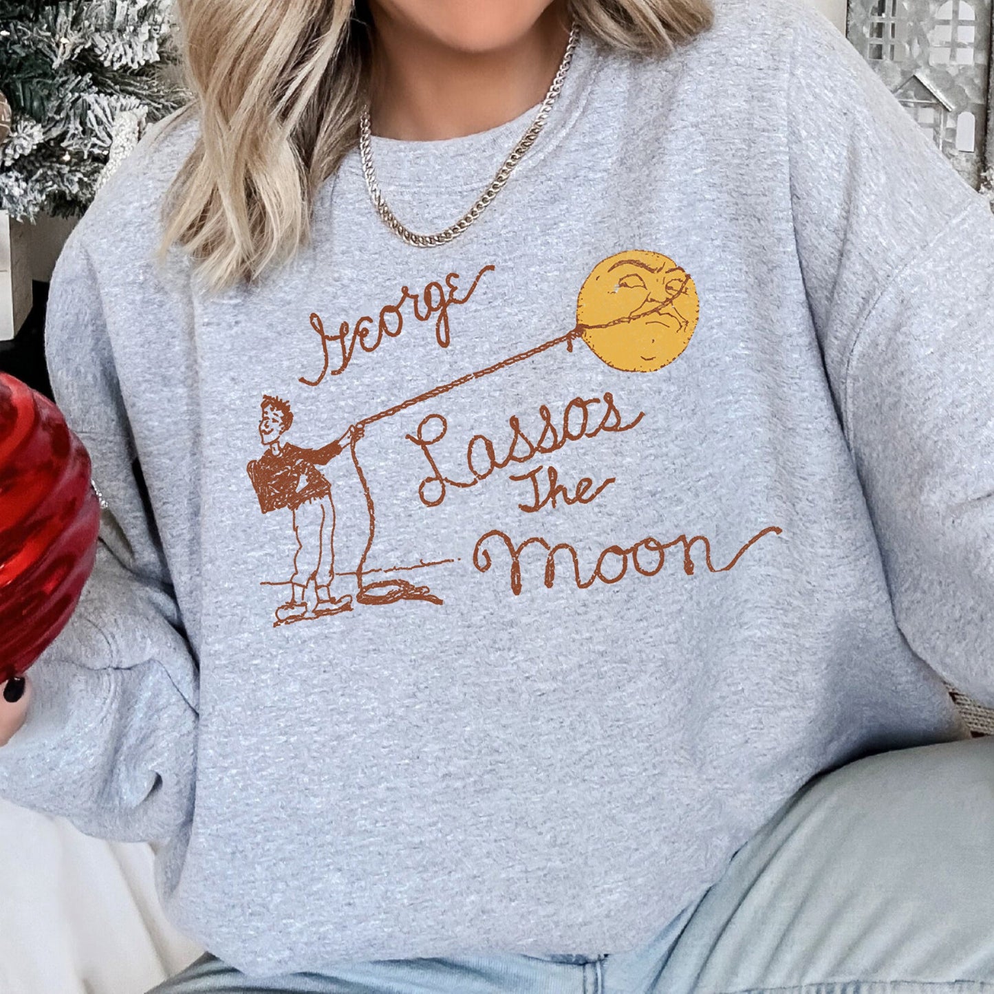 George Lassos The Moon Sweatshirt