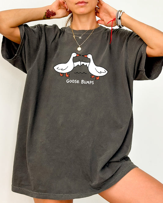 Goose Bumps, Funny, Meme, Joke, Aesthetic Shirt Comfort Colors T-Shirt