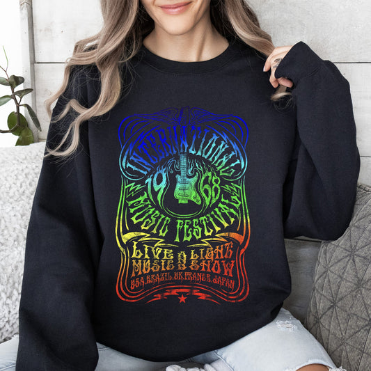 International Music Festival, Concert Poster Sweatshirt