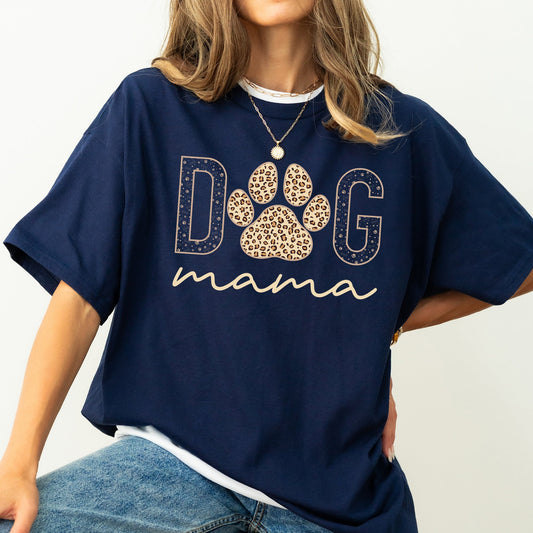 Dog Mama, Retro, Vintage Comfort Colors Tshirt