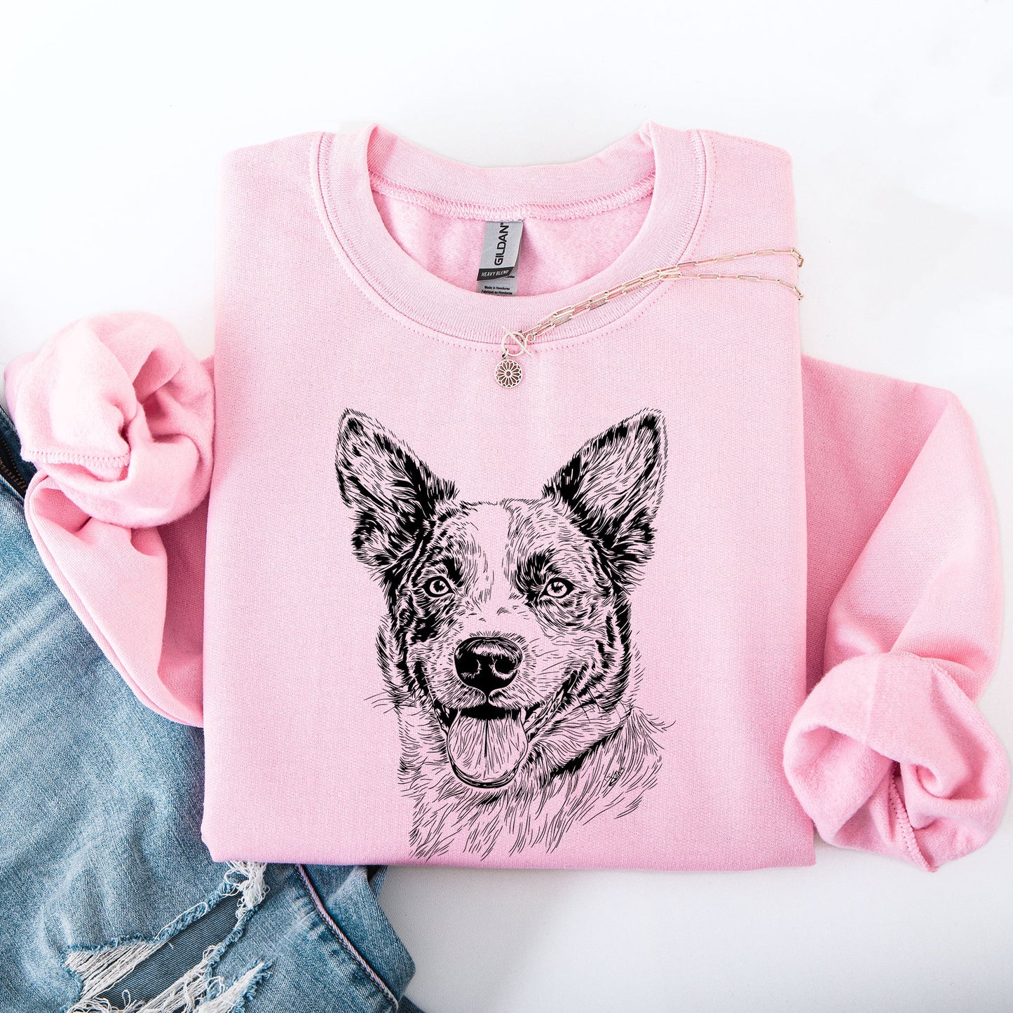 Australian Cattle, Blue Heeler, Pet, Dog Breed Sweatshirt