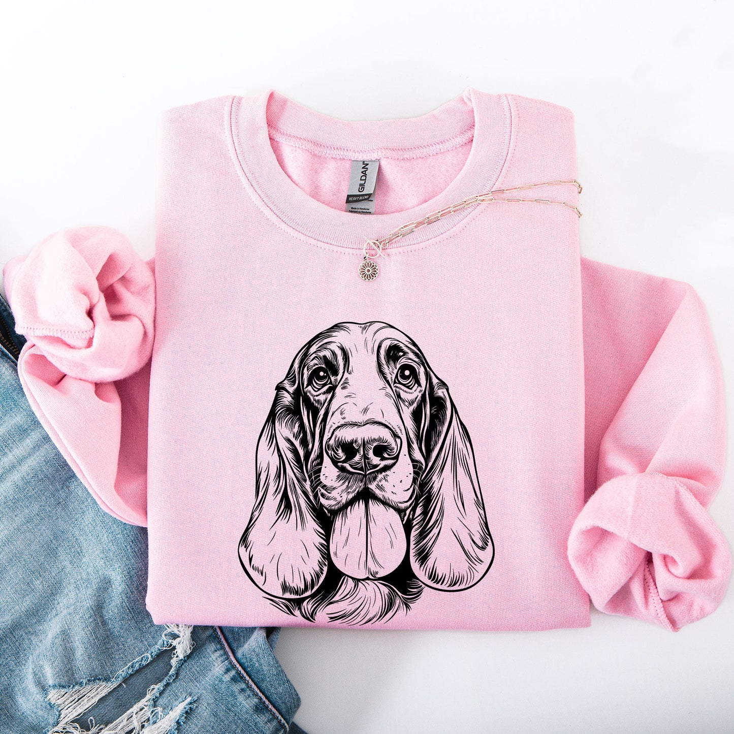 Basset Hound, Pet, Dog Breed Sweatshirt