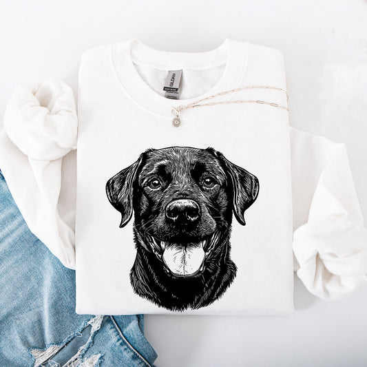 Black Lab, Labrador, Pet, Dog Breed Sweatshirt