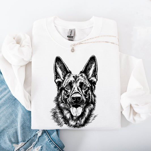 German Shepherd, Pet, Dog Breed Sweatshirt