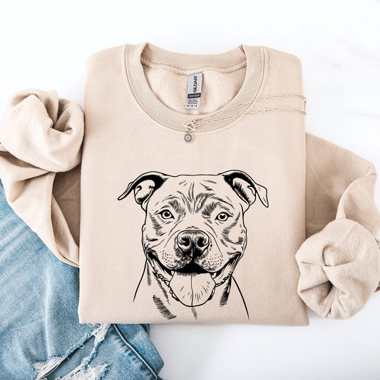 Pitbull, Pet, Dog Breed Sweatshirt