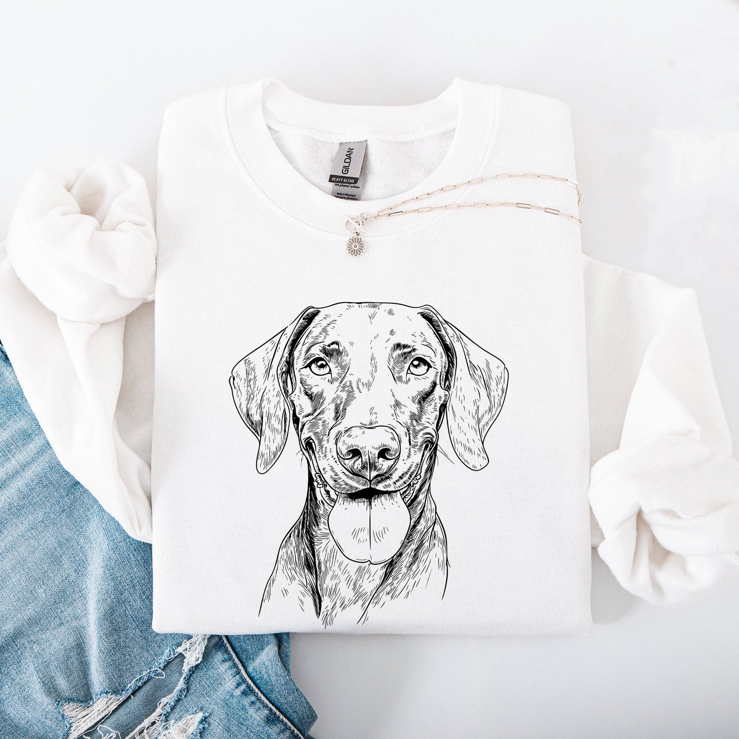Vizsla, Pet, Dog Breed Sweatshirt