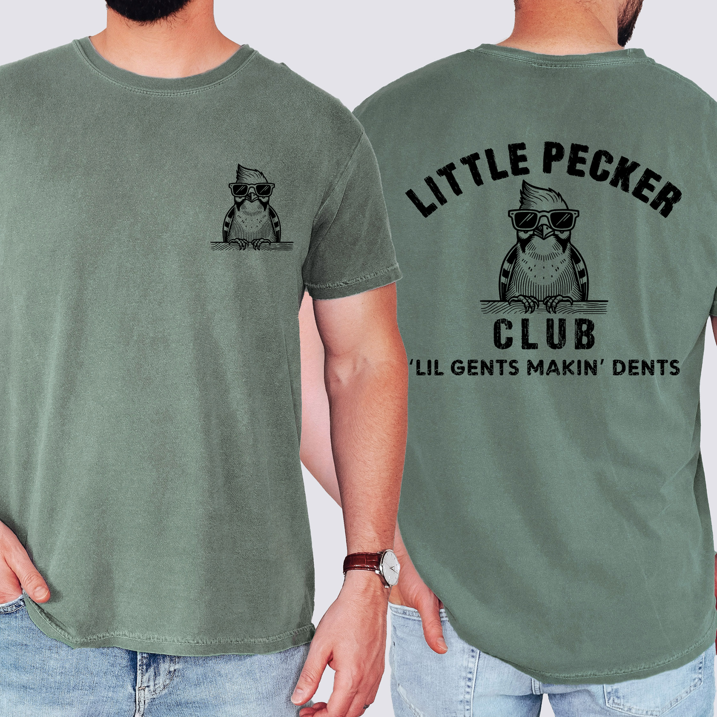 Little Pecker Club, Funny, Dad, Father's Day, Husband, Guy Gift, Comfort Colors T-Shirt