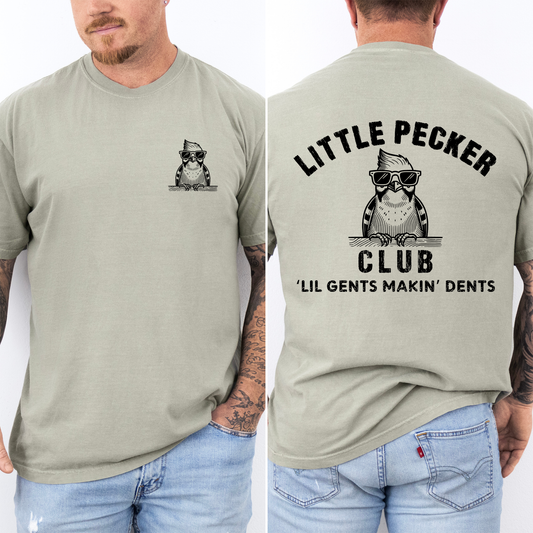 Little Pecker Club, Funny, Dad, Father's Day, Husband, Guy Gift, Comfort Colors T-Shirt