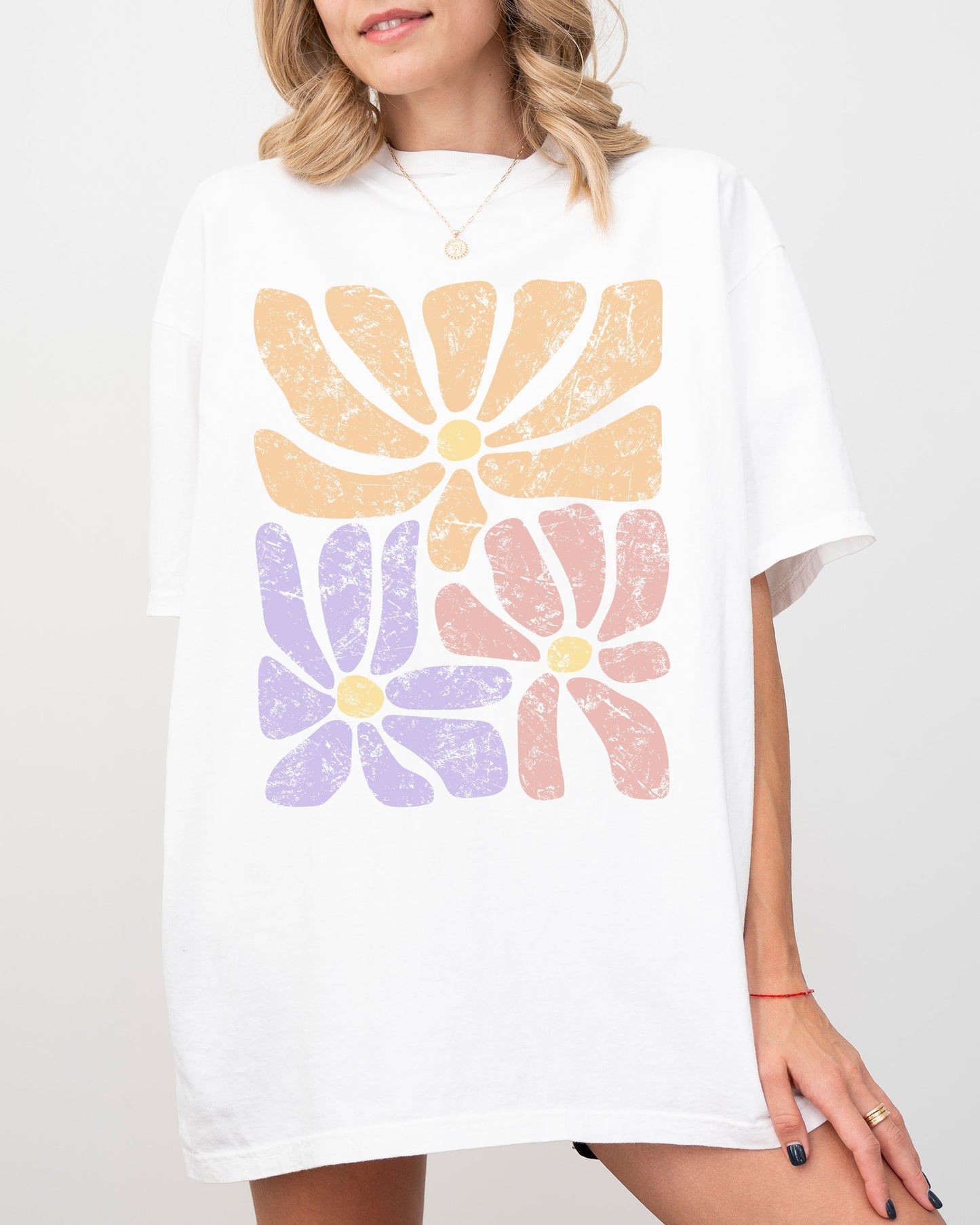 Lovely Gorgeous Abstract Flowers, Boho Floral Design, Summer Vibes, Gardening, Festival, Nature Shirt Comfort Colors T-Shirt