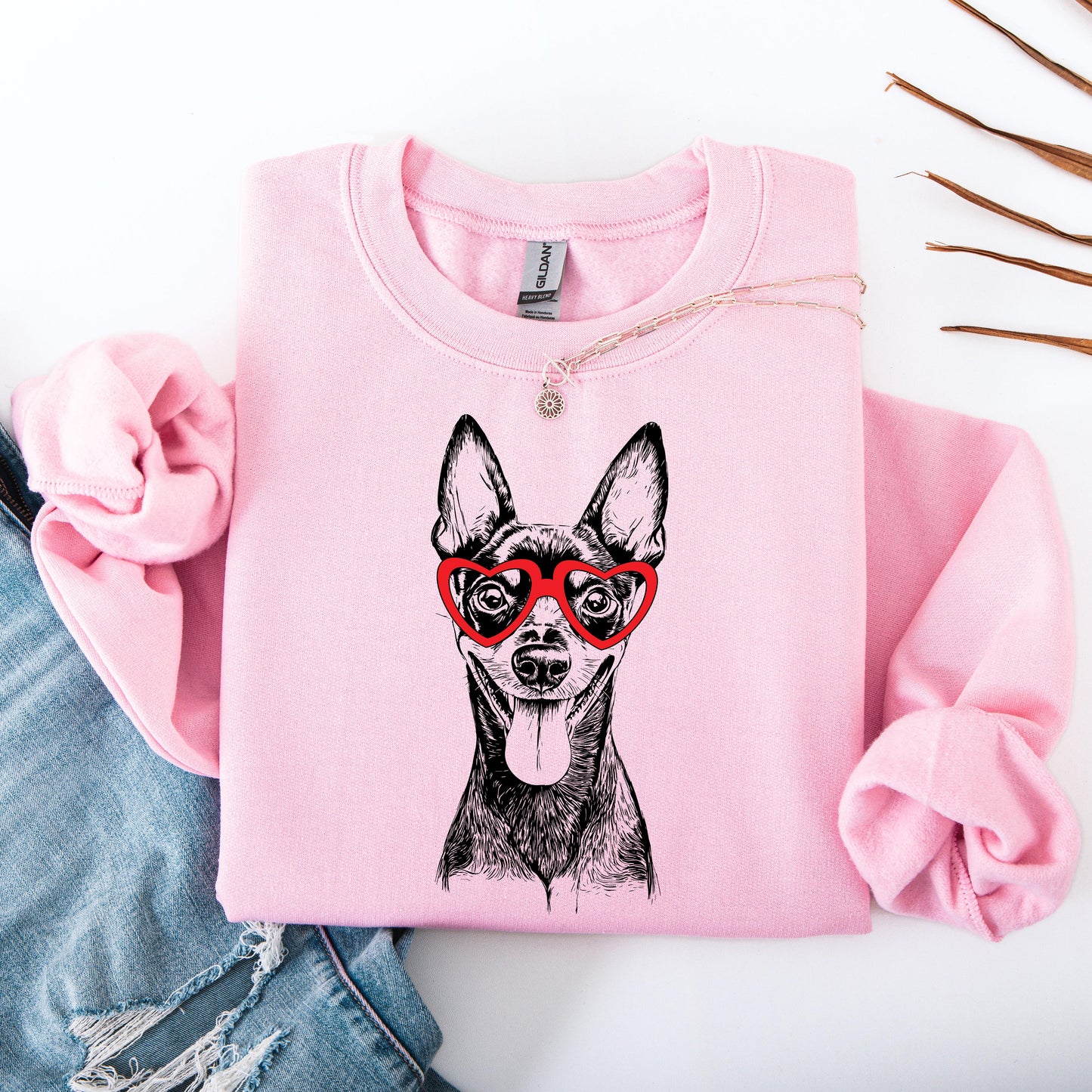 Miniature Pinscher, Min Pin, Dog Lover Apparel, Pet, Dog Breed, Cute Sweatshirt