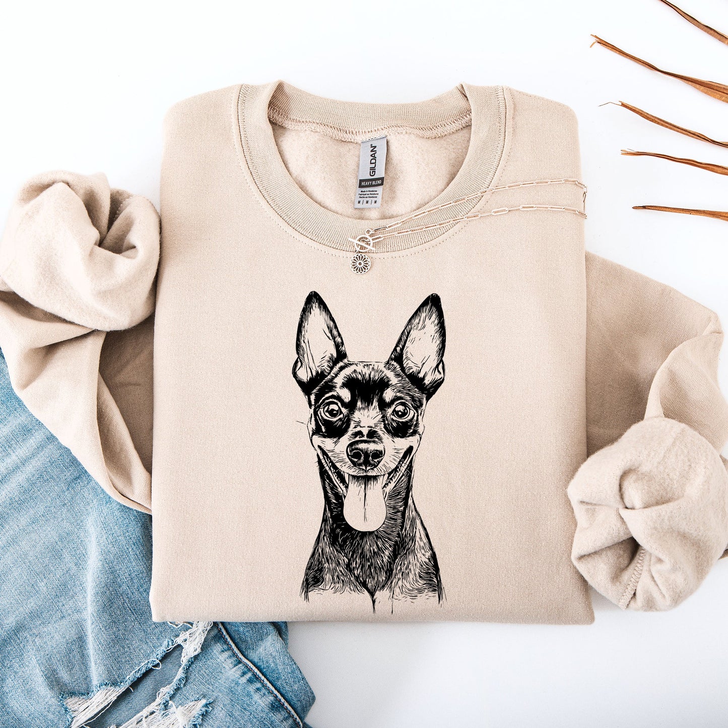 Miniature Pinscher, Min Pin, Dog Lover Apparel, Pet, Dog Breed, Cute Sweatshirt