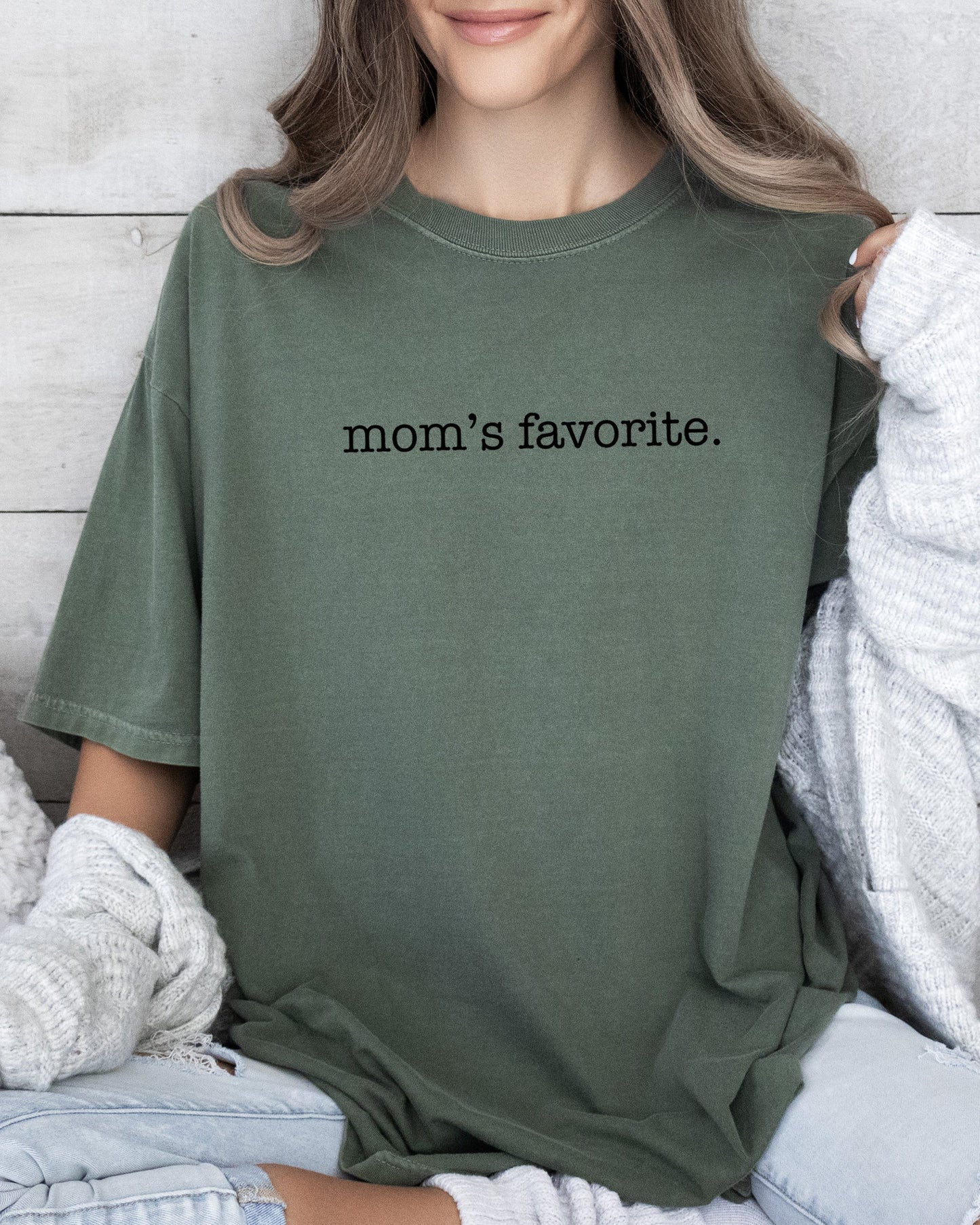 Mom's Favorite, Siblings, Brother, Sister, Funny, Humorous Tshirt Comfort Colors T-Shirt