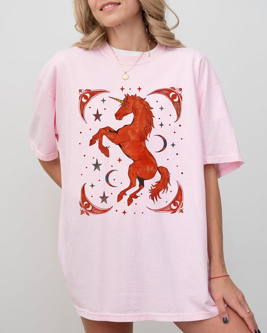 Mystical, Unicorn, Celestial, Magical, Stars, Moon Shirt Comfort Colors T-Shirt