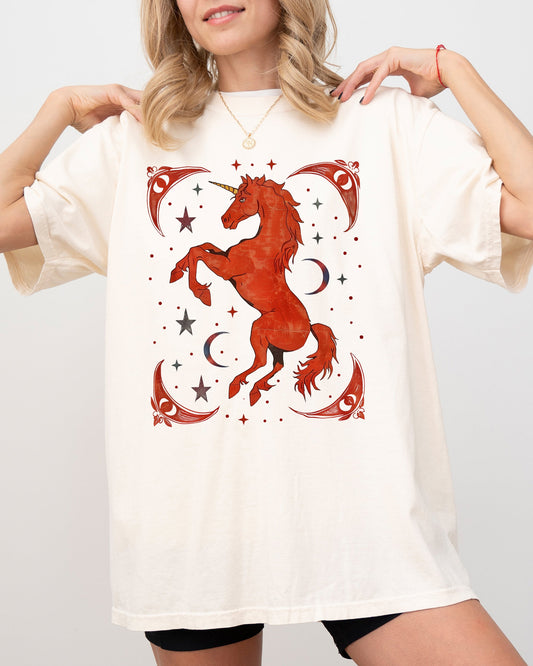 Mystical, Unicorn, Celestial, Magical, Stars, Moon Shirt Comfort Colors T-Shirt
