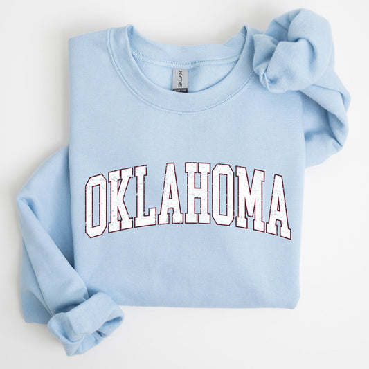 Oklahoma, Football, Sports, Game Day, Big Game, Touchdown, Tailgate Party, University, College, State Sweatshirt
