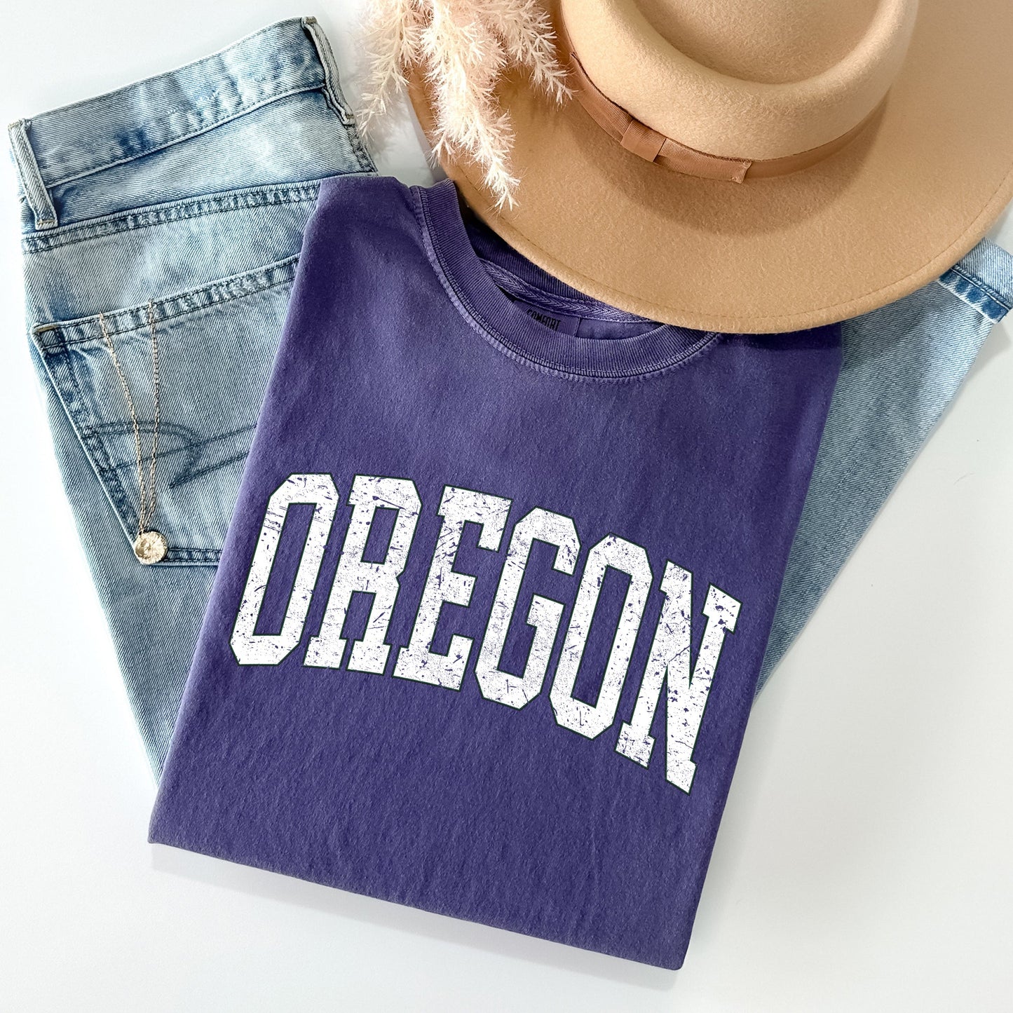 Oregon, Football, Sports, Game Day, Big Game, Touchdown, Tailgate Party, University, College, State Tshirt Comfort Colors T-Shirt