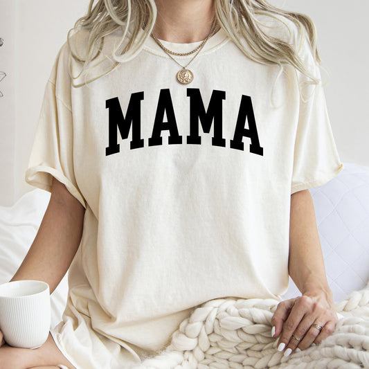 Retro Mama, Vintage Lettering, Motherhood, Minimalist, Mother's Day, Motherhood, Mom, Comfort Colors Tshirt