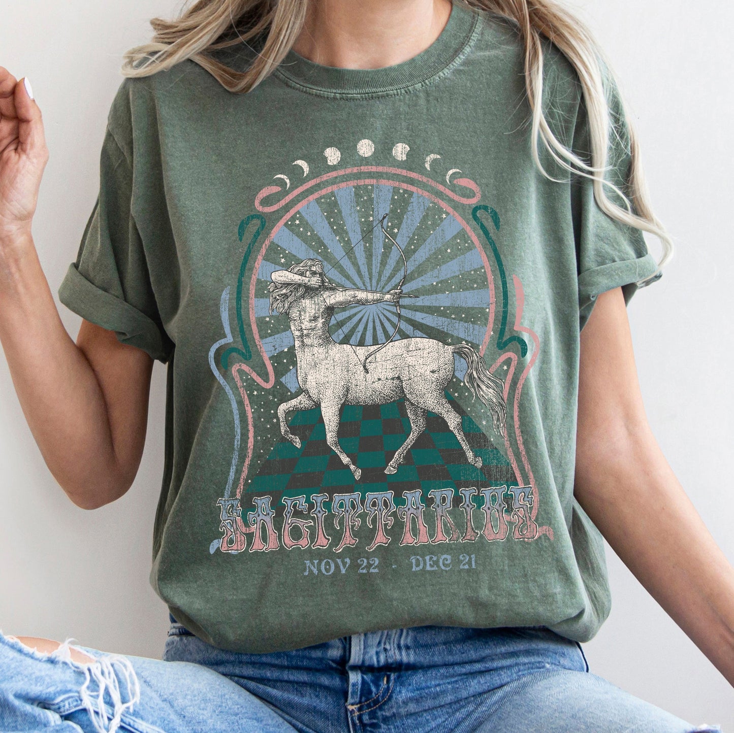 Sagittarius Zodiac Comfort Colors Tees, Horoscope, Astrology