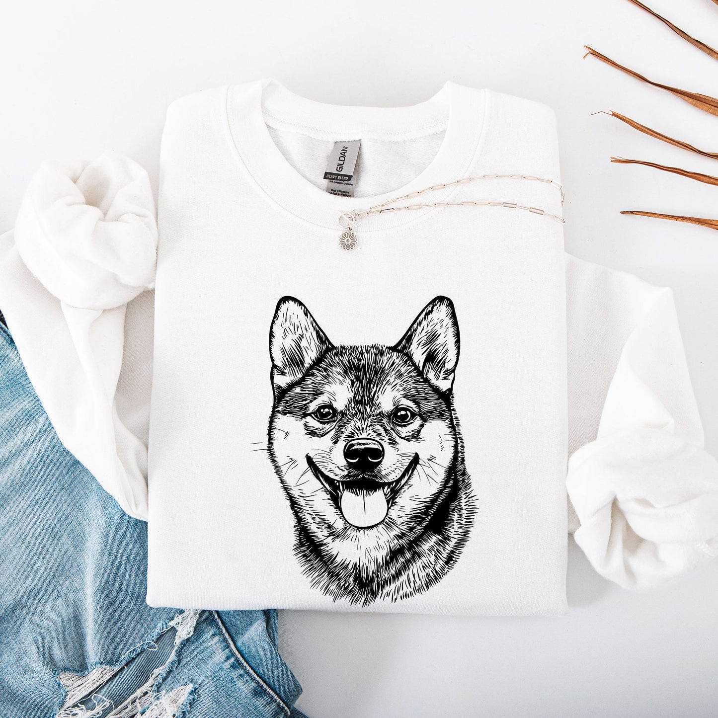 Shiba Inu, Dog Lover Apparel, Pet, Dog Breed, Cute Sweatshirt