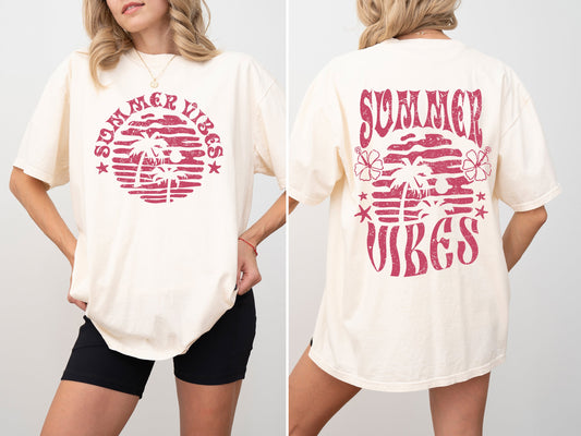 Summer Vibes, Beach Fun, Palm Tree, Hot Girl Summer, Tshirt Comfort Colors T-Shirt