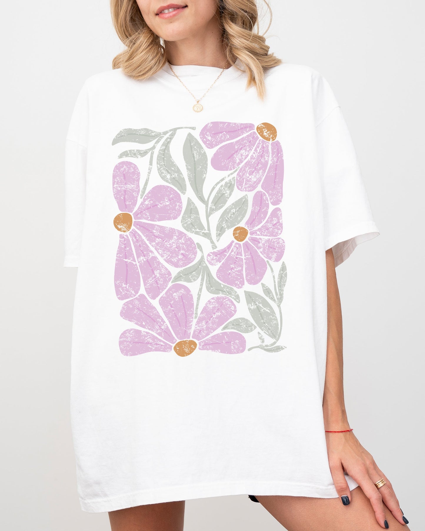 Summery, Gorgeous Abstract Flowers, Boho Floral Design, Summer Vibes, Gardening, Festival, Nature Shirt Comfort Colors T-Shirt