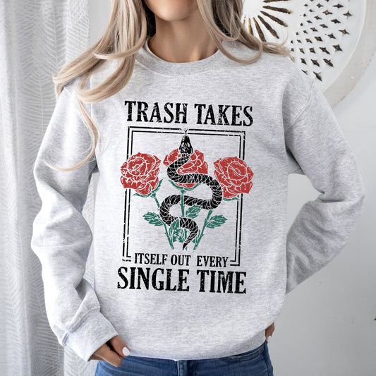 Trash Takes Itself Out, Concert, Music, Lyrics Sweatshirt