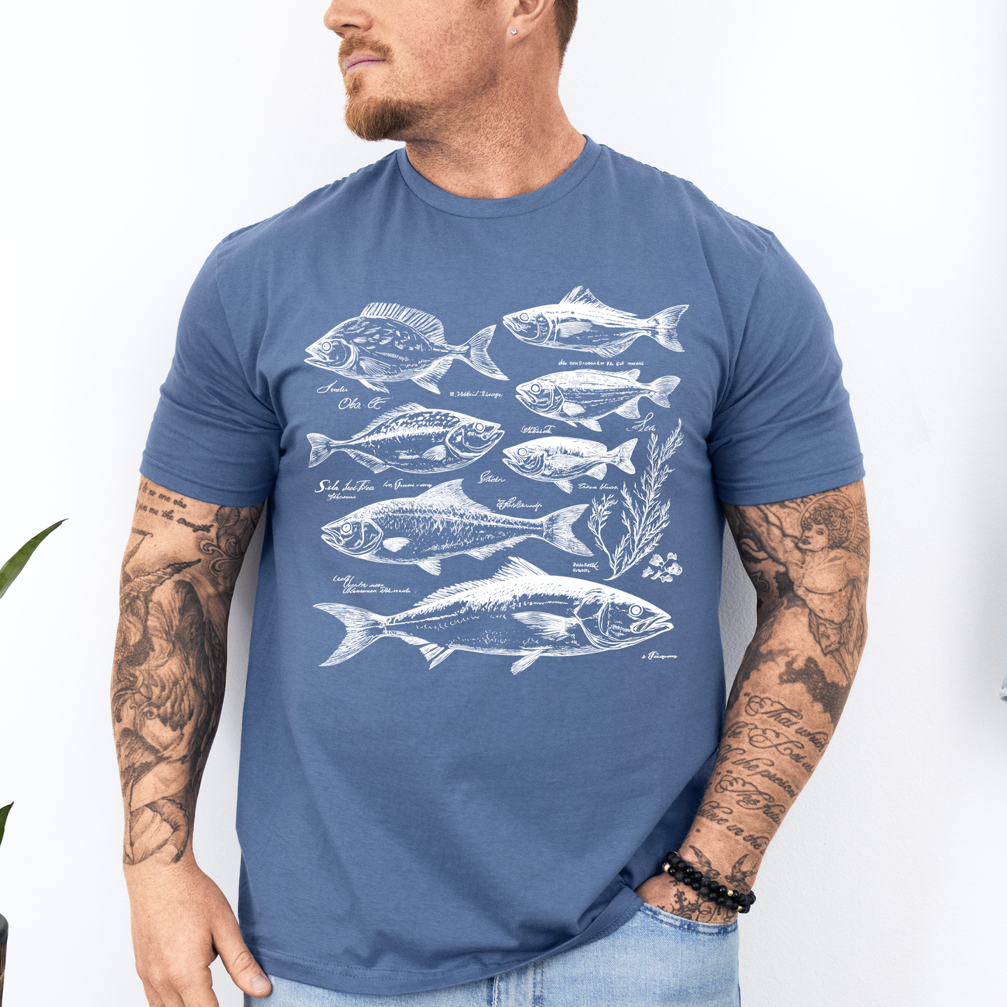 Vintage Fish, Retro Print, Classic, Fishing, Soft Style T-Shirt