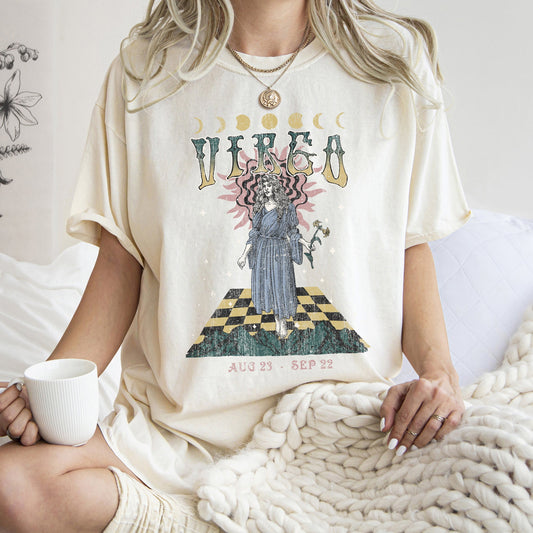 Virgo Zodiac Comfort Colors Tees, Horoscope, Astrology