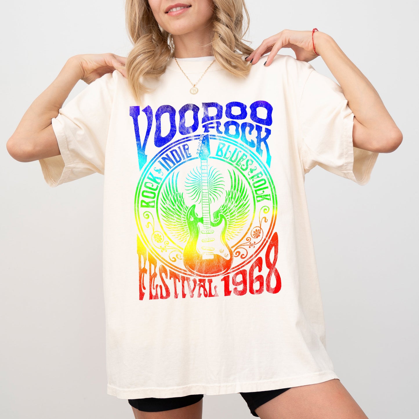 Voodoo Rock Festival, Concert, Music, Festival, Retro Tshirt Comfort Colors T-Shirt