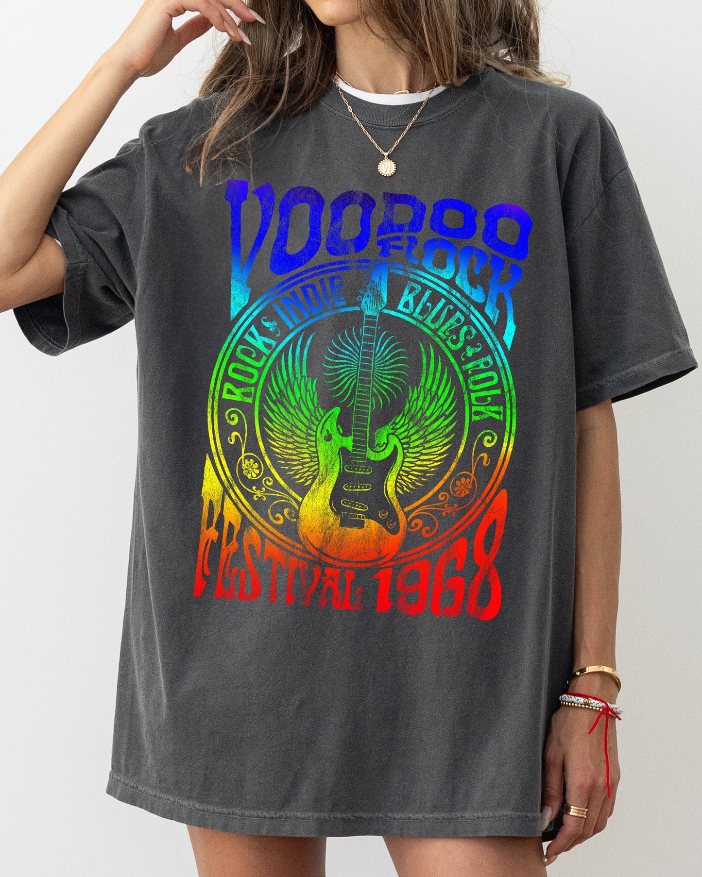 Voodoo Rock Festival, Concert, Music, Festival, Retro Tshirt Comfort Colors T-Shirt
