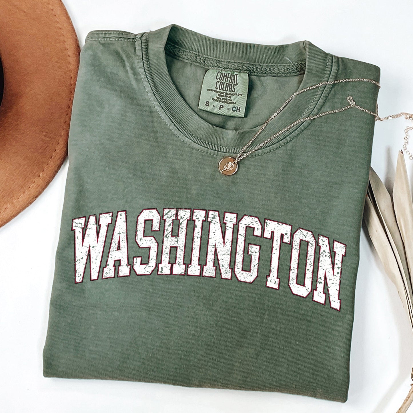 Washington, Football, Sports, Game Day, Big Game, Touchdown, Tailgate Party, University, College, State Tshirt Comfort Colors T-Shirt