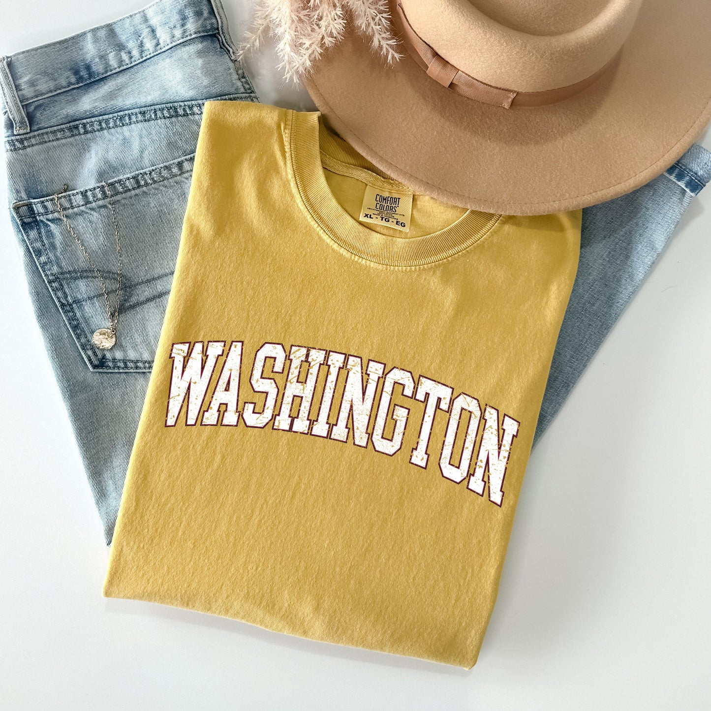Washington, Football, Sports, Game Day, Big Game, Touchdown, Tailgate Party, University, College, State Tshirt Comfort Colors T-Shirt