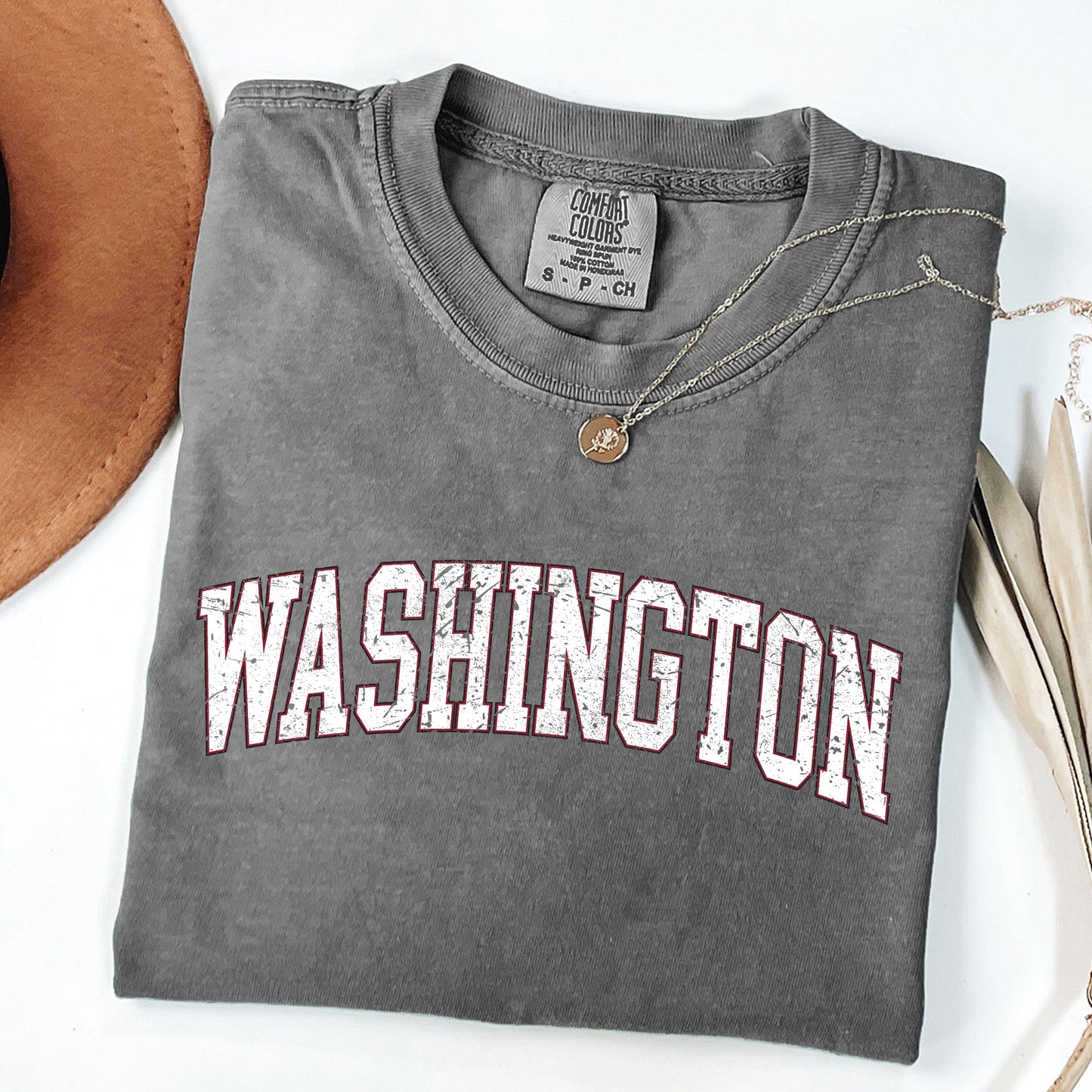 Washington, Football, Sports, Game Day, Big Game, Touchdown, Tailgate Party, University, College, State Tshirt Comfort Colors T-Shirt
